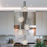 VONN Artisan Sienna VAC3185CH 5-Light ETL Certified Integrated LED Pendant, Height Adjustable Chandelier, Chrome