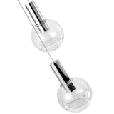 VONN Artisan Sienna VAC3185CH 5-Light ETL Certified Integrated LED Pendant, Height Adjustable Chandelier, Chrome