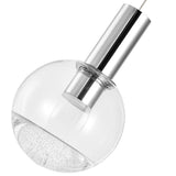 VONN Artisan Sienna VAC3185CH 5-Light ETL Certified Integrated LED Pendant, Height Adjustable Chandelier, Chrome