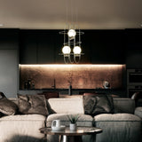 VONN Artisan Lyra VAC3273CH 16" Integrated LED ETL Certified Height Adjustable Chandelier, Chrome Pendant-VONN Lighting