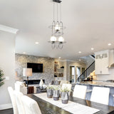 VONN Artisan Lyra VAC3273CH 16" Integrated LED ETL Certified Height Adjustable Chandelier, Chrome Pendant-VONN Lighting