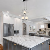 VONN Artisan Lyra VAC3273CH 16" Integrated LED ETL Certified Height Adjustable Chandelier, Chrome Pendant