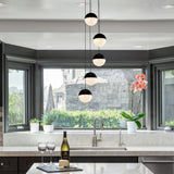 VONN Artisan Ravello VAC3285BL 5-Light Integrated LED ETL Certified Pendant Height Adjustable Chandelier, Black