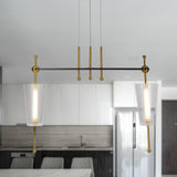 VONN Artisan Toscana 29" Integrated LED Pendant VAP2102AB in the kitchen