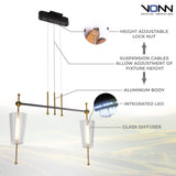 VONN Artisan Toscana 29" Integrated LED Pendant VAP2102AB-VONN Lighting