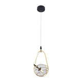 VONN Firenze 8" LED Pendant with Glass Shade VAP2151AB-VONN Lighting