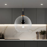 VONN Portofino 7" LED Oil Rubbed Bronze Pendant with Glass Ball Shade VAP2161AB