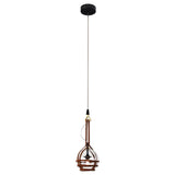 VONN Artisan Bari 7-inch LED Black Pendant with leather strap full details