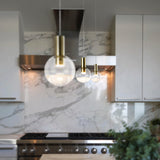 VONN Artisan Sienna VAP2181BRS 5" Integrated LED ETL Certified Height Adjustable Pendant Light, Brass