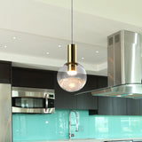 VONN Artisan Sienna VAP2181BRS 5" Integrated LED ETL Certified Height Adjustable Pendant Light, Brass