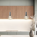 VONN Artisan Sienna VAP2181CH 5" Integrated LED ETL Certified Height Adjustable Pendant Light, Chrome