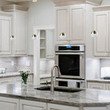 VONN Artisan Ravello VAP2281BRS 5" Integrated LED ETL Certified Height Adjustable Pendant w/ Globe Shade, Brass