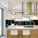 VONN Capri VCP2105DB 7" Integrated LED ETL Certified Height Adjustable Pendant Light with Glass Shade, Bronze