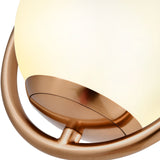 VONN Capri VCP2105DB 7" Integrated LED ETL Certified Height Adjustable Pendant Light with Glass Shade, Bronze