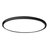 VONN Eco Line VEL7129CCT120DRABL 7" Round 12W Integrated LED Flush Mount, ETL Certified, CCT Adjustable, Black