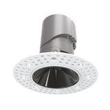 VONN VELLA VM070-VF71RF01T Hotel Line 4" ETL Certified Technical LED Downlight with Fixed Spackle Flange Round Trim Recessed-VONN Lighting