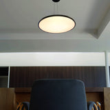 VONN Salm VMC31840BL 24" Integrated LED ETL Certified Pendant Light Height Adjustable Disc Chandelier, Black