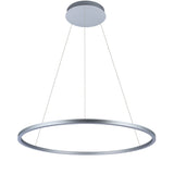 VONN Tania VMC34911AL 39" ETL Certified Integrated LED Ring Chandelier Height Adjustable Pendant in Silver-VONN Lighting