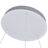 VONN Tania VMC34911AL 39" ETL Certified Integrated LED Ring Chandelier Height Adjustable Pendant in Silver-VONN Lighting