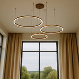 VONN VMC3513924DB 3 Ring Chandelier Height Adjustable Pendant - Bronze
