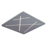 VONN Tureis VMCF41200AL 18" Integrated LED ETL Certified Ceiling Light Square Flush Mount in Silver