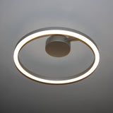 VONN Zuben VMCF41300AL 20" Integrated LED ETL Certified Ceiling Lighting Circular Semi Flush in Silver