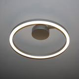 VONN Zuben VMCF41300AL 20" Integrated LED ETL Certified Ceiling Lighting Circular Semi Flush in Silver