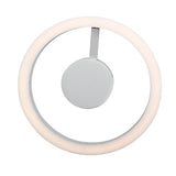 VONN Zuben VMCF41300AL 20" Integrated LED ETL Certified Ceiling Lighting Circular Semi Flush in Silver