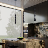 VONN Polaris VMP24510BL 5" ETL Certified Integrated LED Height Adjustable Pendant Light in Black