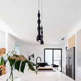 VONN Polaris VMP24510BL 5" ETL Certified Integrated LED Height Adjustable Pendant Light in Black
