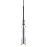 VONN Polaris VMP26710AL 5" ETL Certified Integrated LED Height Adjustable Pendant Light in Silver