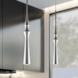 VONN Polaris VMP26710AL 5" ETL Certified Integrated LED Height Adjustable Pendant Light in Silver