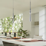 VONN Polaris VMP26710AL 5" ETL Certified Integrated LED Height Adjustable Pendant Light in Silver