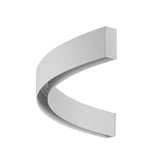VONN LYNX Slim VTSLCURVY90D10BL Curvy Quarter Circle D10 Magnetic Track Profile-VONN Lighting
