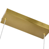 VONN Artisan Sorrento VAC3137AB 40" ETL Certified Integrated LED Pendant, Height Adjustable Chandelier, Black