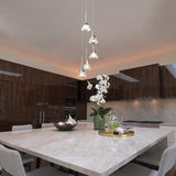 VONN Artisan Amalfi 5-Light Chrome LED Pendant VAC3215CH in the kitchen