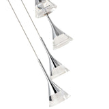 VONN Artisan Amalfi 5-Light Chrome LED Pendant VAC3215CH