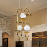 VONN Artisan Lyra VAC3273AB 16" Integrated LED ETL Certified Height Adjustable Chandelier, Pendant-VONN Lighting