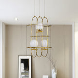 VONN Artisan Lyra VAC3273AB 16" Integrated LED ETL Certified Height Adjustable Chandelier, Pendant-VONN Lighting