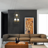 VONN Artisan Lyra VAC3273AB 16" Integrated LED ETL Certified Height Adjustable Chandelier, Pendant