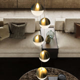 VONN Ravello 5-Light LED Pendant VAC3285BRS overview from the top