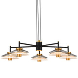 VONN Artisan Verona VAC3315BL 31" Integrated LED ETL Certified Pendant, Height Adjustable Chandelier, Black-VONN Lighting