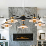 VONN Artisan Verona VAC3315BL 31" Integrated LED ETL Certified Pendant, Height Adjustable Chandelier, Black-VONN Lighting
