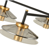 VONN Artisan Verona VAC3315BL 31" Integrated LED ETL Certified Pendant, Height Adjustable Chandelier, Black-VONN Lighting