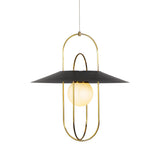 VONN Artisan Lyra VAP2271AB 18" Integrated LED ETL Certified Pendant Lighting Fixture in Antique Brass-VONN Lighting