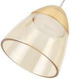 VONN Artisan Roma VAP2291BL 5" 1-Light Integrated LED ETL Certified Height Adjustable Pendant, Black