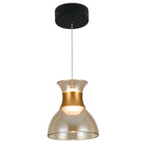 VONN Artisan Palermo VAP2301BL 7" Up-Down Integrated LED ETL Certified Height Adjustable Pendant, Black-VONN Lighting