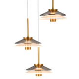 VONN Artisan Verona VAP2313BL 16" Integrated LED ETL Certified Pendant, Height Adjustable Chandelier, Black-VONN Lighting