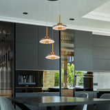 VONN Artisan Verona VAP2313BL 16" Integrated LED ETL Certified Pendant, Height Adjustable Chandelier, Black