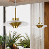 VONN Artisan Ferrara VAP2321AB 7" Integrated LED ETL Certified Height Adjustable Pendant, Antique Brass-VONN Lighting